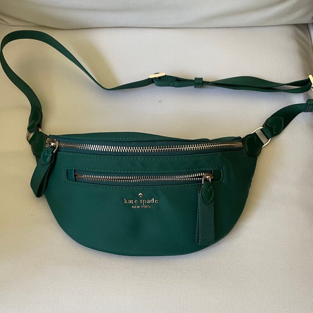Kate Spade Nylon Belt bag/fanny pack jade green